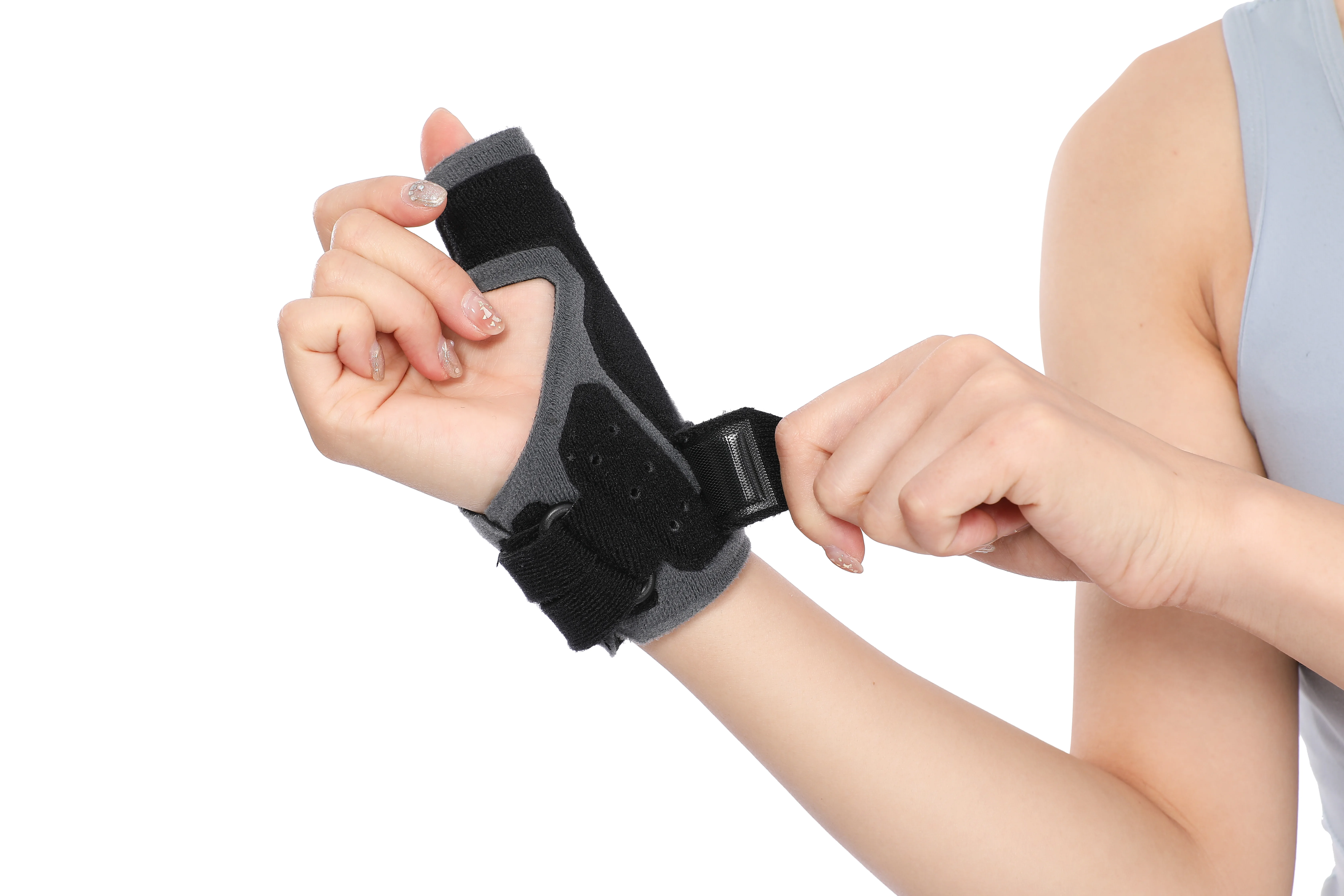 Orthotics Finger Splint Support Thumb Wrist Stabilizer Protector Fracture Sprain Recovery Wrist Support Pain Rehabilitation