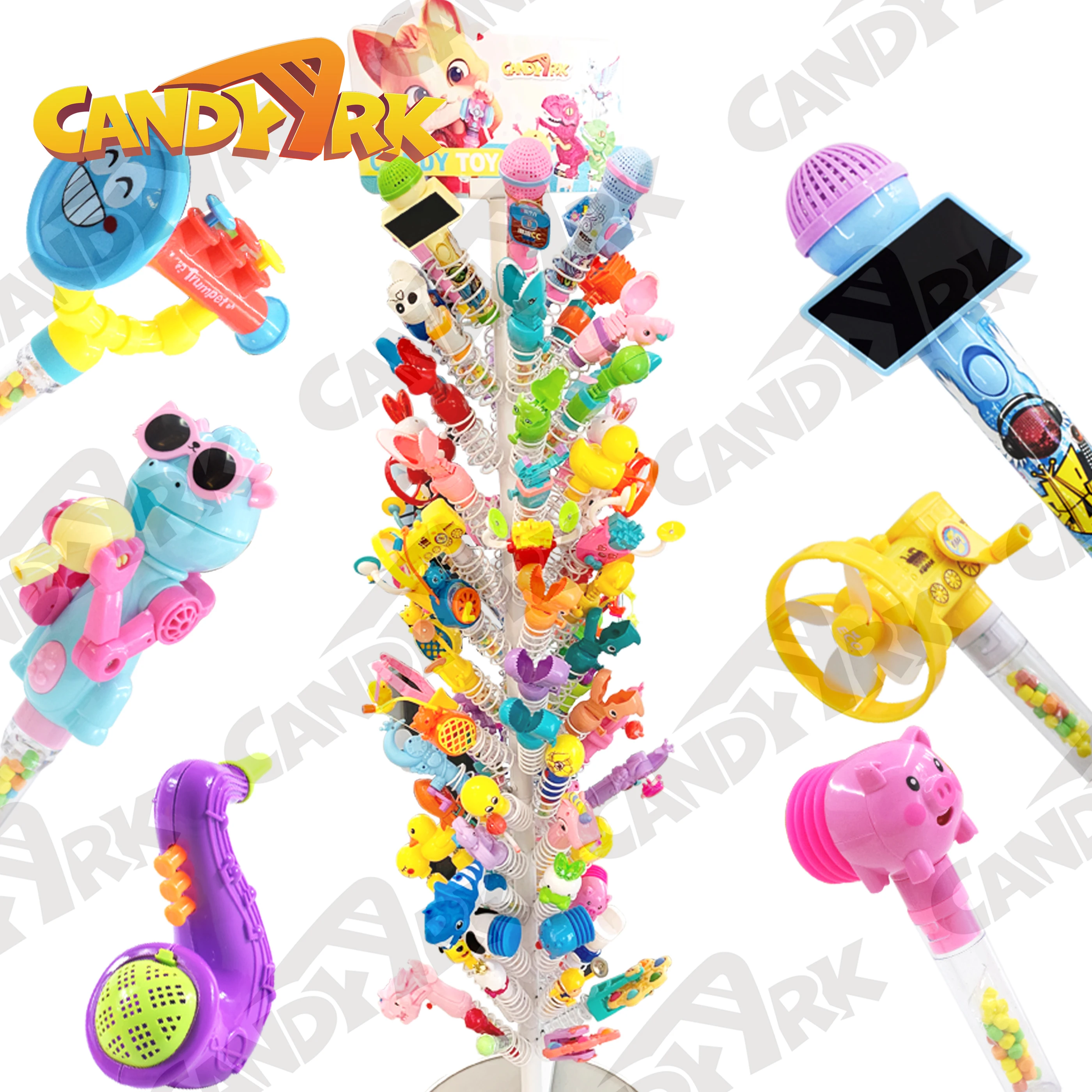 Kids Candy Toys OEM Factory Toy Candy for kids with Tube Sweet Candies Handheld Candy Toys Gifts