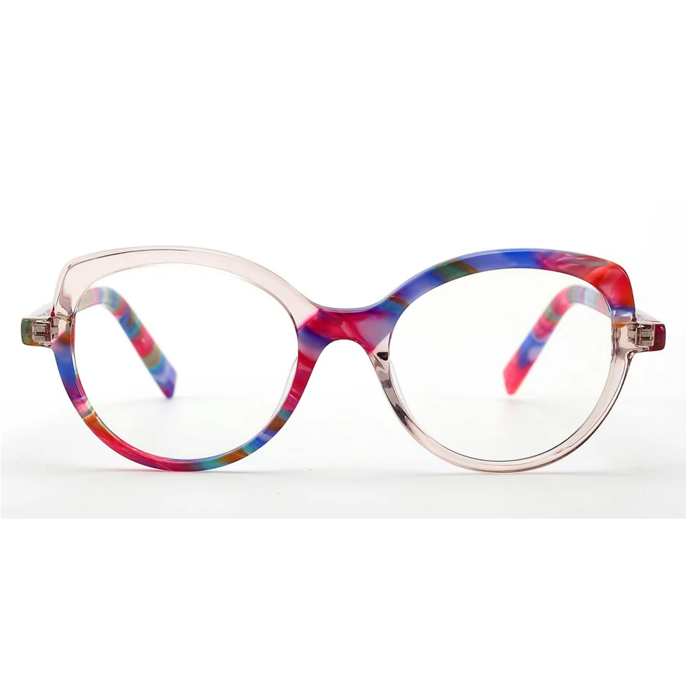 Vintage Acetate Glasses Frame Women Retro Prescription Myopia Eyeglasses Frame New Japan Luxury Brand Designer Eyewear