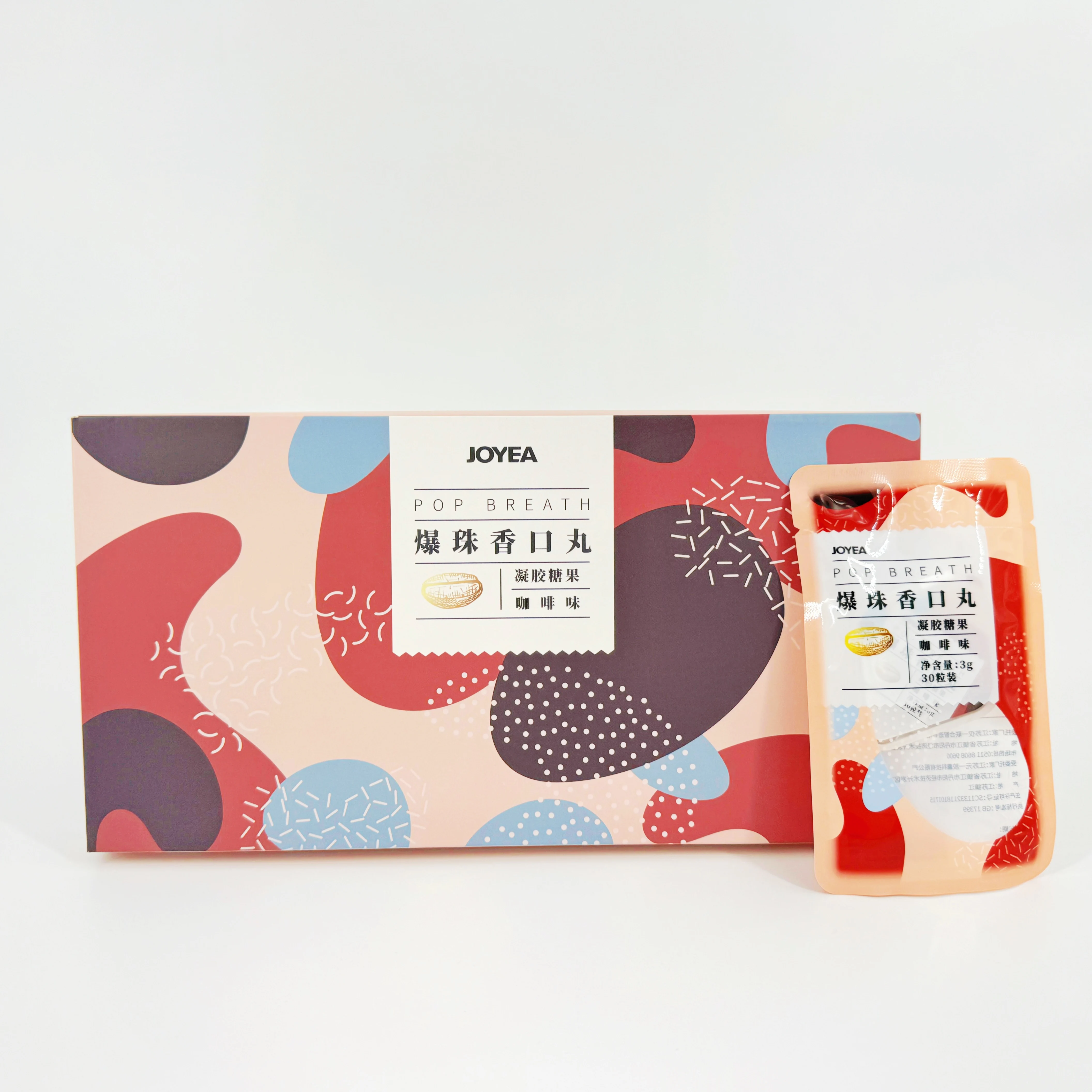 Вкус кофе освежает дыхание оральное всплытие поцелуи конфеты продукты мятные гель