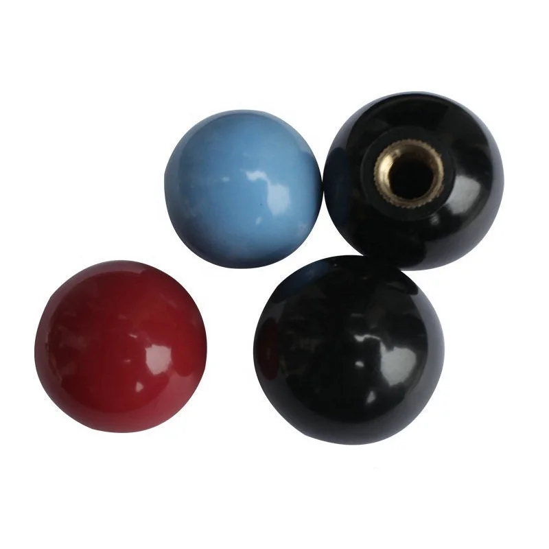 Machine furniture plastic ball clamping knob round knob screw bolt nut 1/4 5/16 3/8