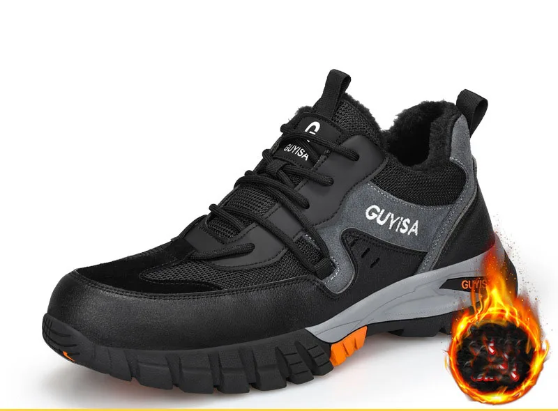 Cheap Price Oil And Acid Resistant Safety Shoe Smooth Leather Safety Shoes Waterproof For Men