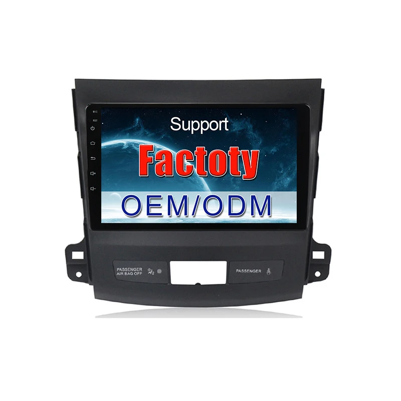 9 Inch ips Touch Screen Car Radio Gps Navigation System Player MP5  For Mitsubishi Outlander EX 2006-2012