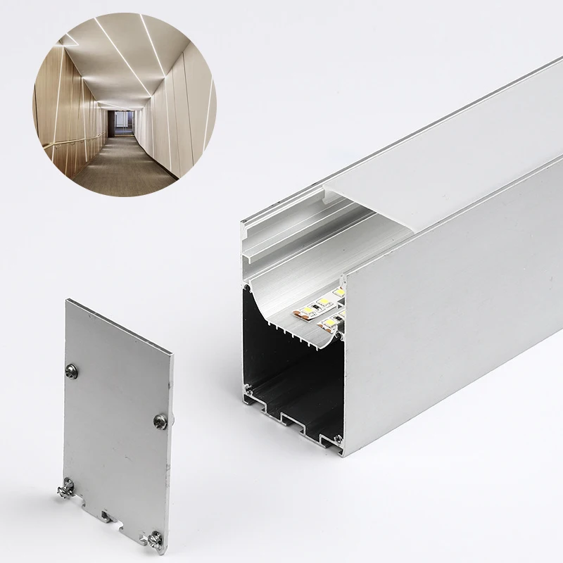 Aluminium Strip Exterior For Houses Plastic Flexible Aluminum Acrylic Outdoor 30 Mm Neon Silver Extrusion Channel Led Profile