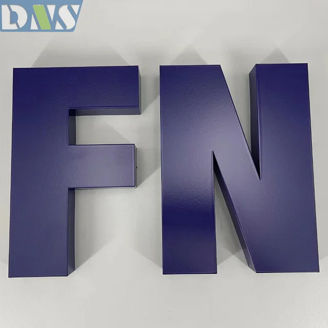 Blue  Paint Factory Metal Letters  Decorative Metal or Acrylic Letters