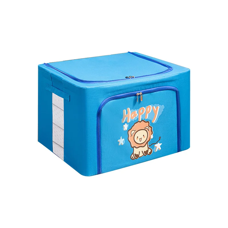 Cartoon folding storage box Household clothing quilts sorting box Oxford storage box