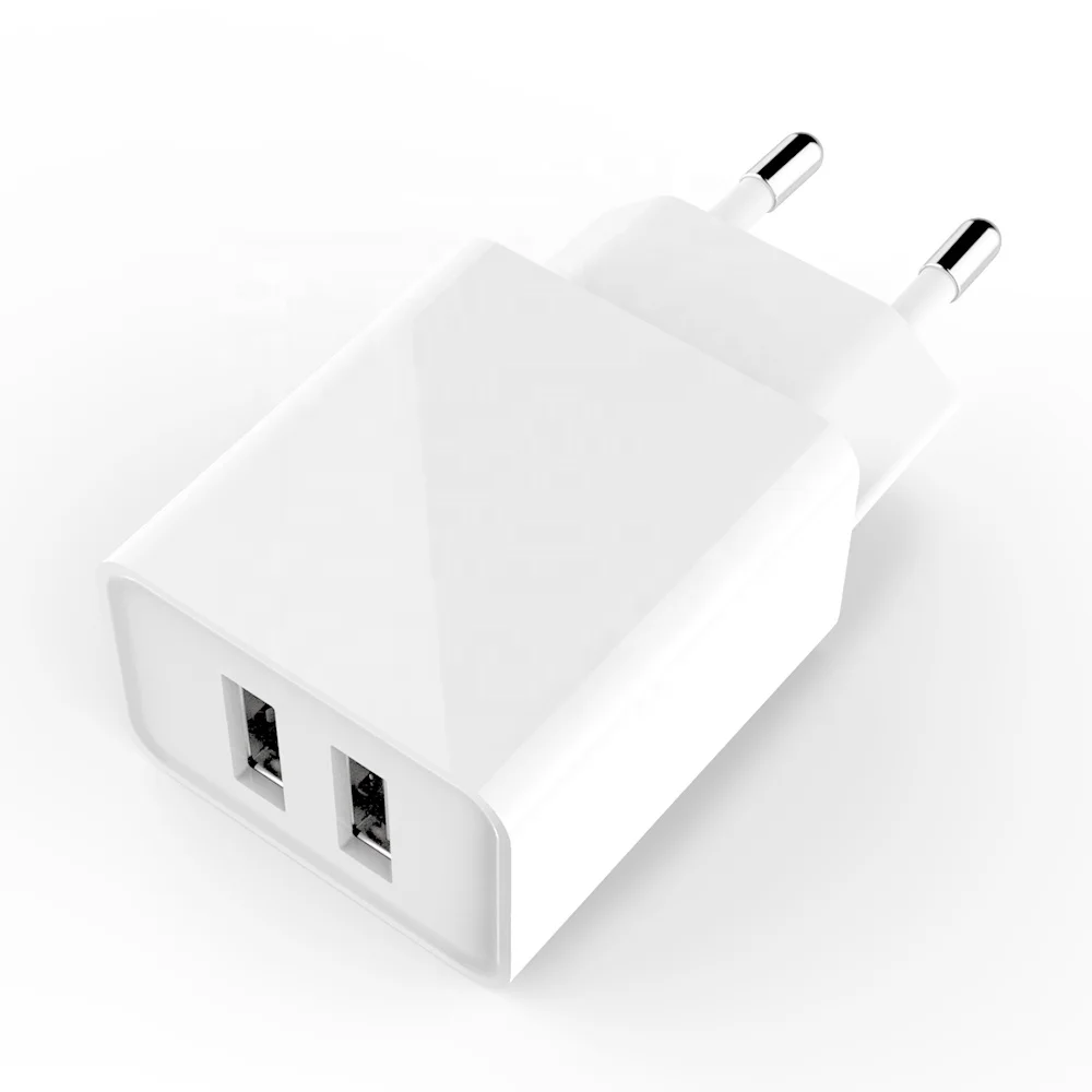  В Китае (стандарты CE EMC/LVD/CB/по ограничению на использование опасных материалов в производстве сертифицированной состоящий из универсального адаптера 2 USB 5V 2.4A 12W адаптер сетевого зарядного устройства EU USA Зарядное устройство с