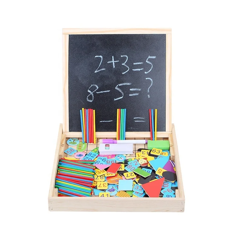 Multifunction Children early educational toys number sticks Sudoku 9 square grid learning box math teaching aids flying chess