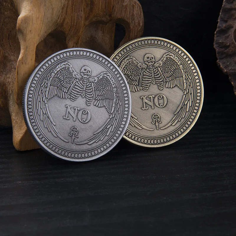YES or NO Decision Making Souvenir Coin Collection Coin metal coin
