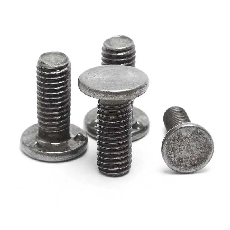 M6M8M10 Three-Point Stainless Steel Welding Screw Iron Nail with 6 Fold Spot Welding Stud Natural Color