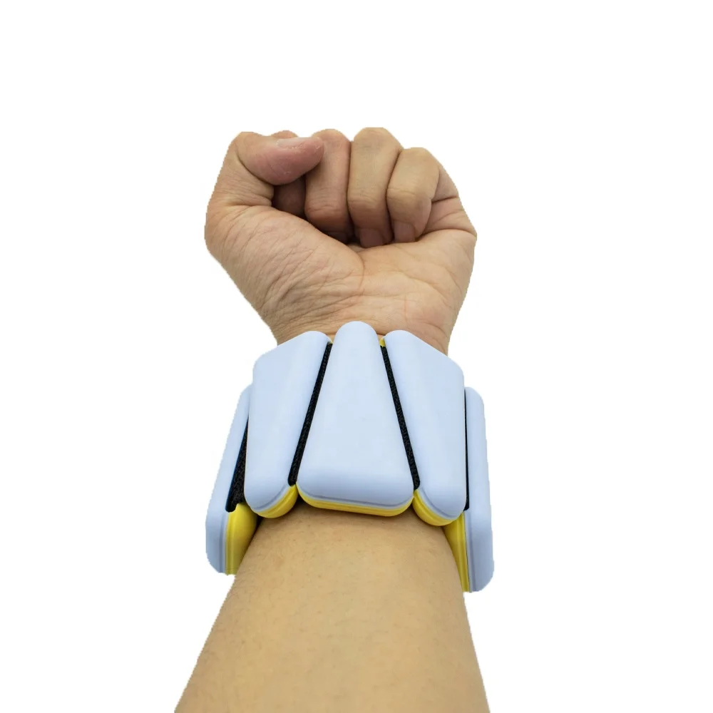Wearable Fitness Adjustable customs Silicone Weight Loss Wristband Wrist Ankle Bangles Bracelets with Weight