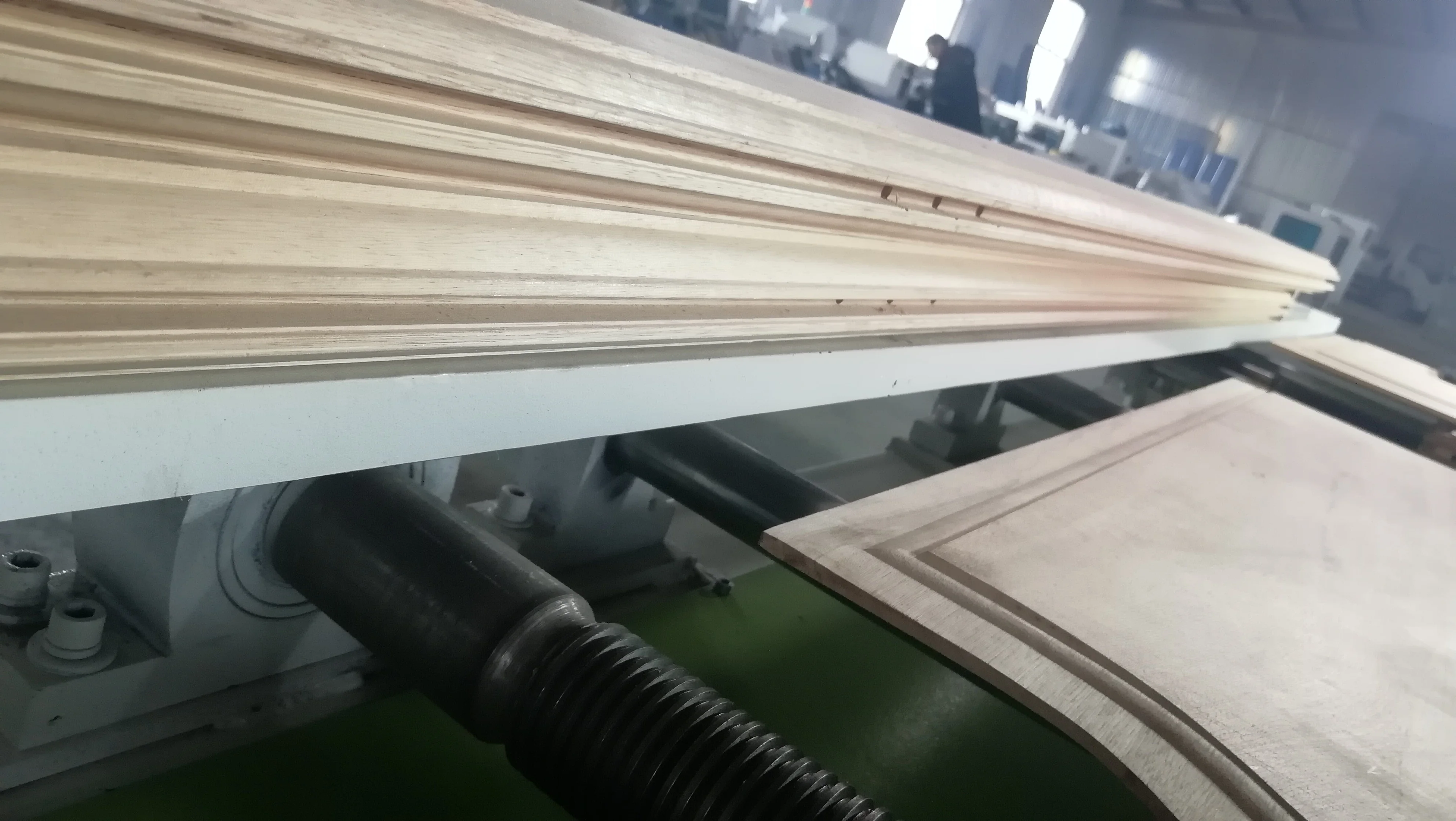 
CNC wood door stile drilling and milling shape machine 