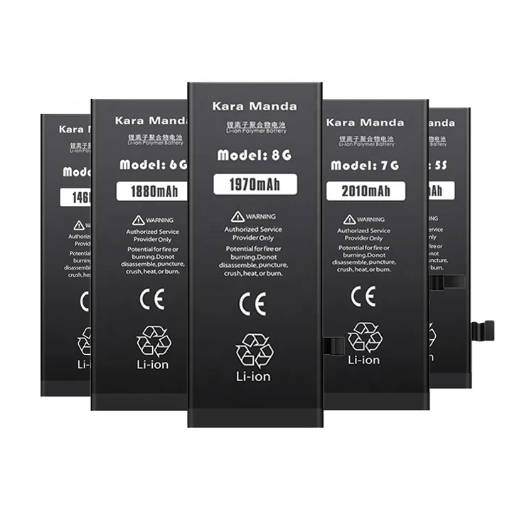 Абсолютно новый 0 цикл для iPhone 6 7 8 X Xs XR Max 11 Pro Сменный аккумулятор Все модели телефонов производство