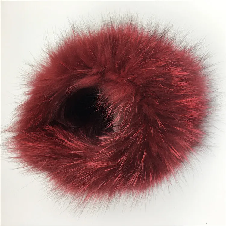 2021 Liyafur New Girls Women Luxury  Real Fox Fur Neck Warmer Fashion Custom Made Headband