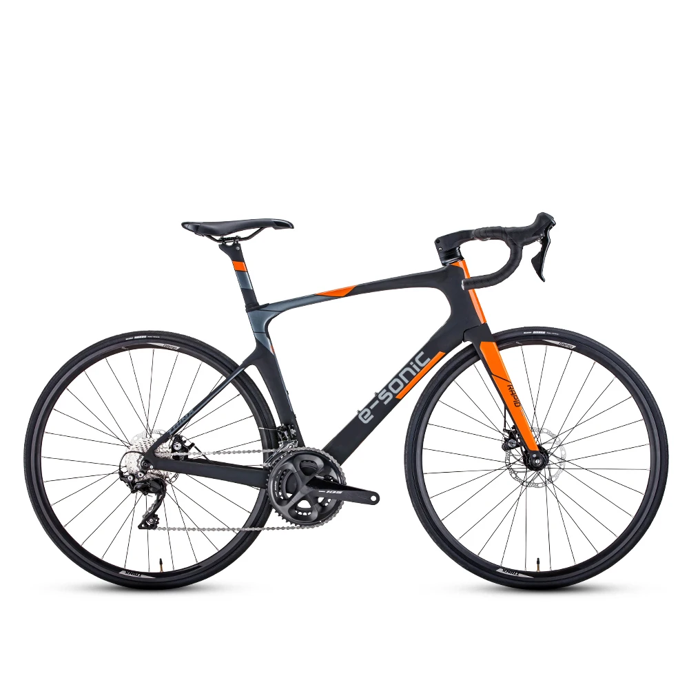 
22 Speed Variable Speed Carbon fiber Road Bike RAPID 2.2 Double disc Brake T800 700 C Road Bike For Men Bicycle racing bike 