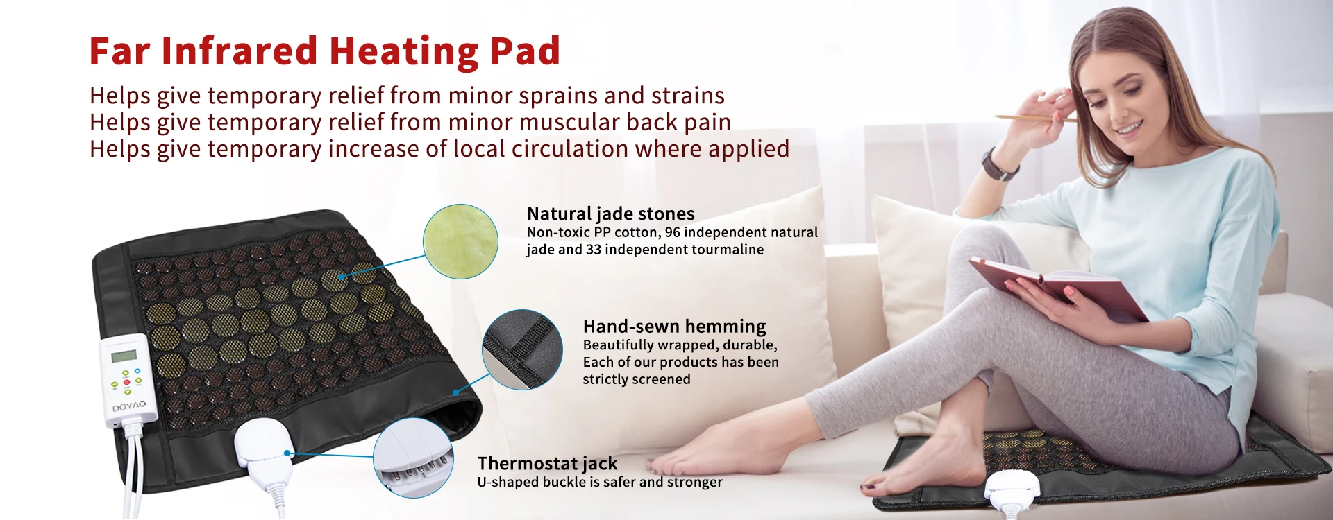 DGYAO Red Near Infrared Led Light Thearpy Heating Pad Heating Mat For Full Body Technology 2022  Home Use Beauty Equipment