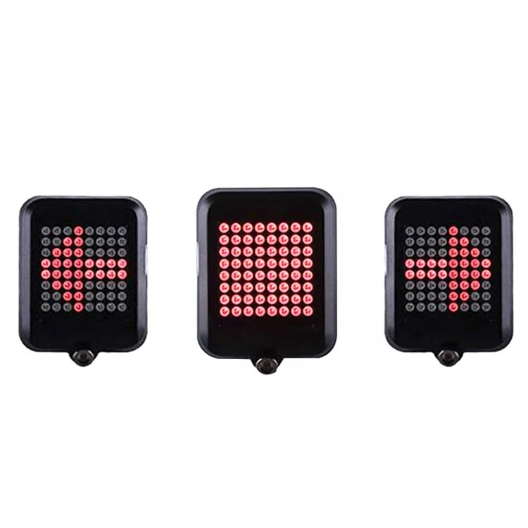 Cycling Accessories Rechargeable Red Led Warning Indicator Lights Bicycle Rear Brake Turning Lamp Smart Bike Laser Tail Light