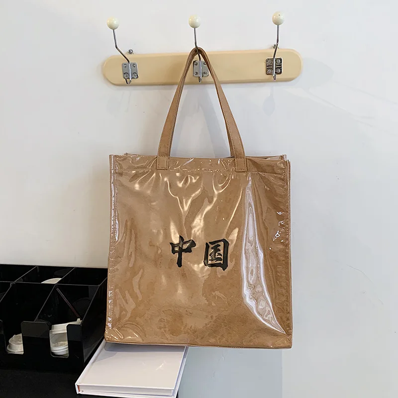 New fashion kraft paper handbag retro manufacturer wholesale custom kraft bag