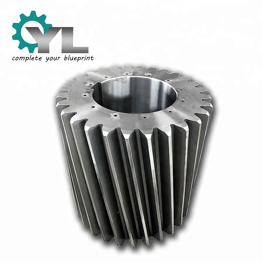 Drawing Design Cement Industrial Transmission Pinion Mixer Gear