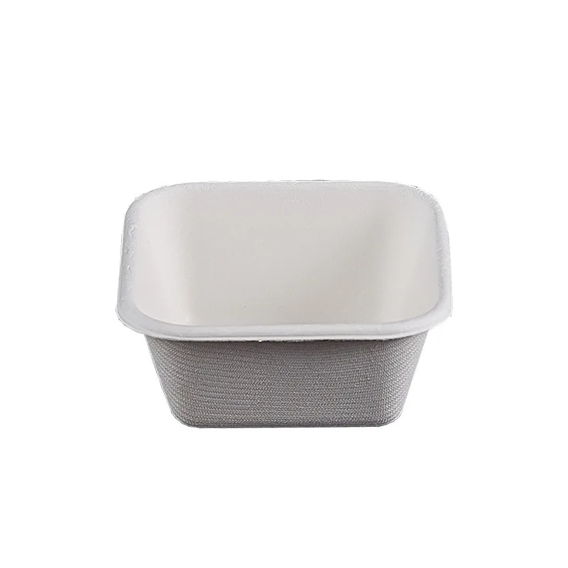 Sugarcane Fiber Bagasse Biodegradable Sauce Cup Disposable Mini Sugarcane Bagasse Pulp Sauce Portion Cup