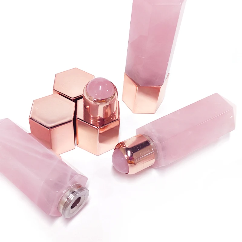 4 in 1 Roll-on Jade Massage essential oil acupuncture stick Bottle