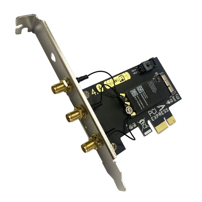 BCM943602CS Wireless Card Adapter 802.11AC Desktop Wifi Card BT 4.0 Desktop WLAN Card PCI E with 3 Antenna for iOS/OS X