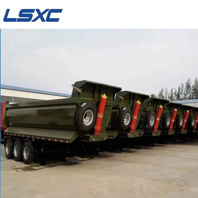 2024 недорогой погрузочный 3-осевой самосвал