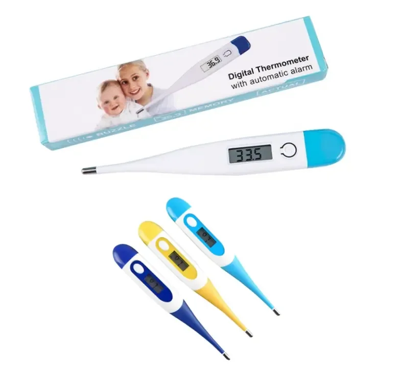Children Body Fever Alarm Digital Thermometer with Removable Battery