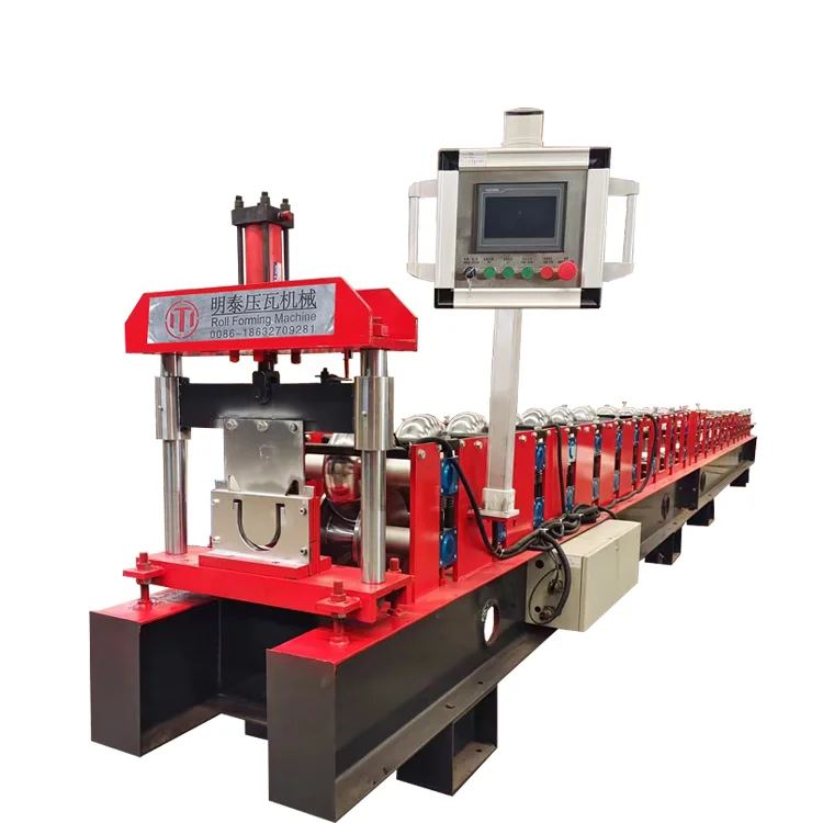 Galvanized Steel Rain Gutter Portable Seamless Gutter Roll Forming Machine