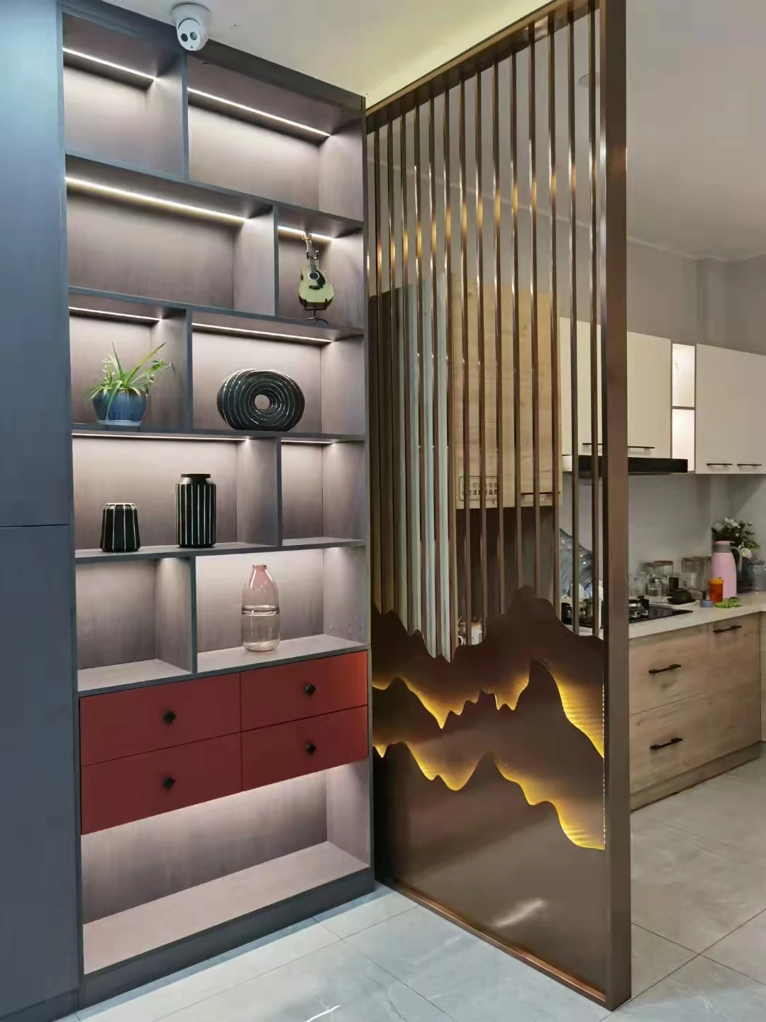 Hot Sale Laser Cut Metal Screen Stainless Steel Hotel  Decorative Room Dividers Partition