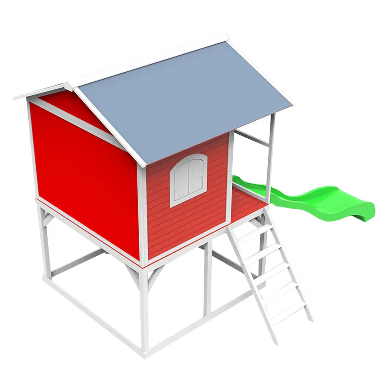 Playground stackable outdoor 2 kids 1 sandbox play kit set Wooden With cover For children