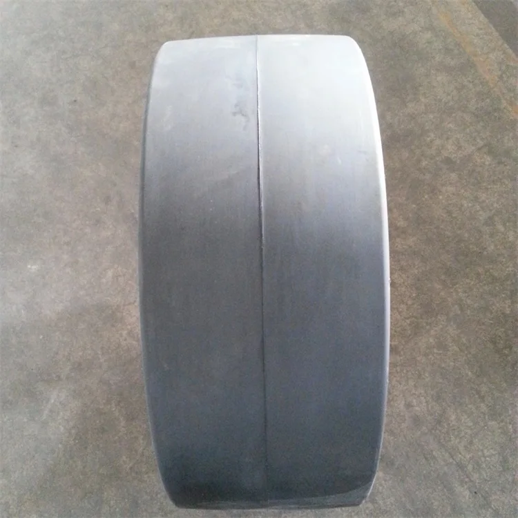 China cheap forklift press on tire 26x10 smooth rubber tires