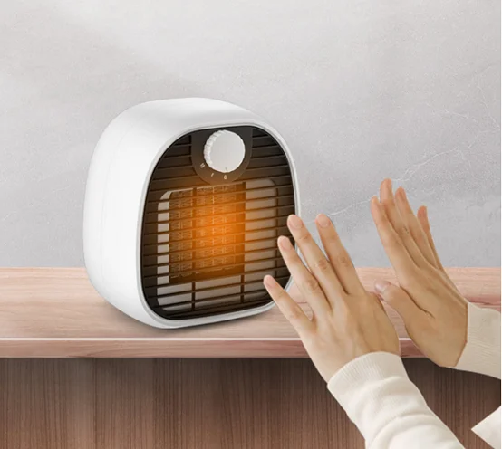 1000W High Quality Powerful Warm Blower Personal Desktop Small PTC Electric Desk Portable Home Fan Heaters