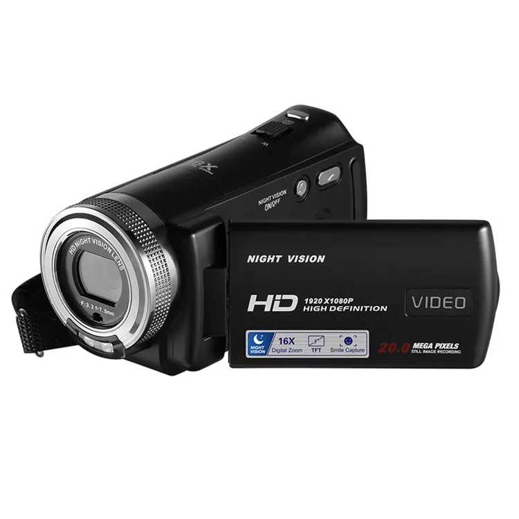 Mini Gift DV Digital Video Cameras V12 Full HD 1080P High Definition Camera 16X Zoom Night Vision Shooting Factory Wholesale