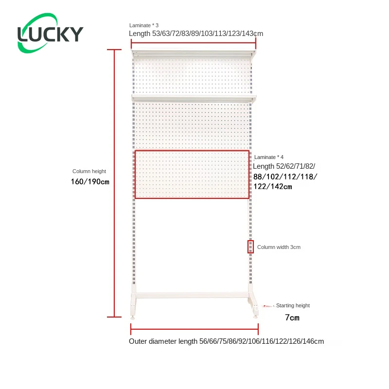 Leke Hole Orifice Plate Metal storage rack Gaming Standing Shelf Units Home Office cabinets with Metal Pegboard