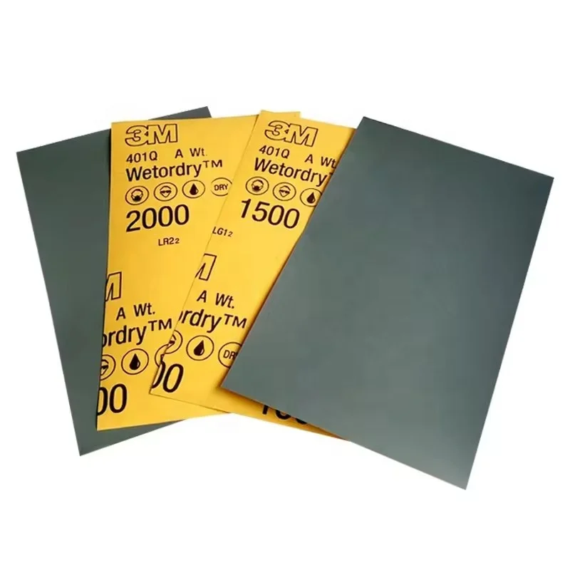 Automotive Paint Surface Polishing 3-M 401Q Abrasive Paper