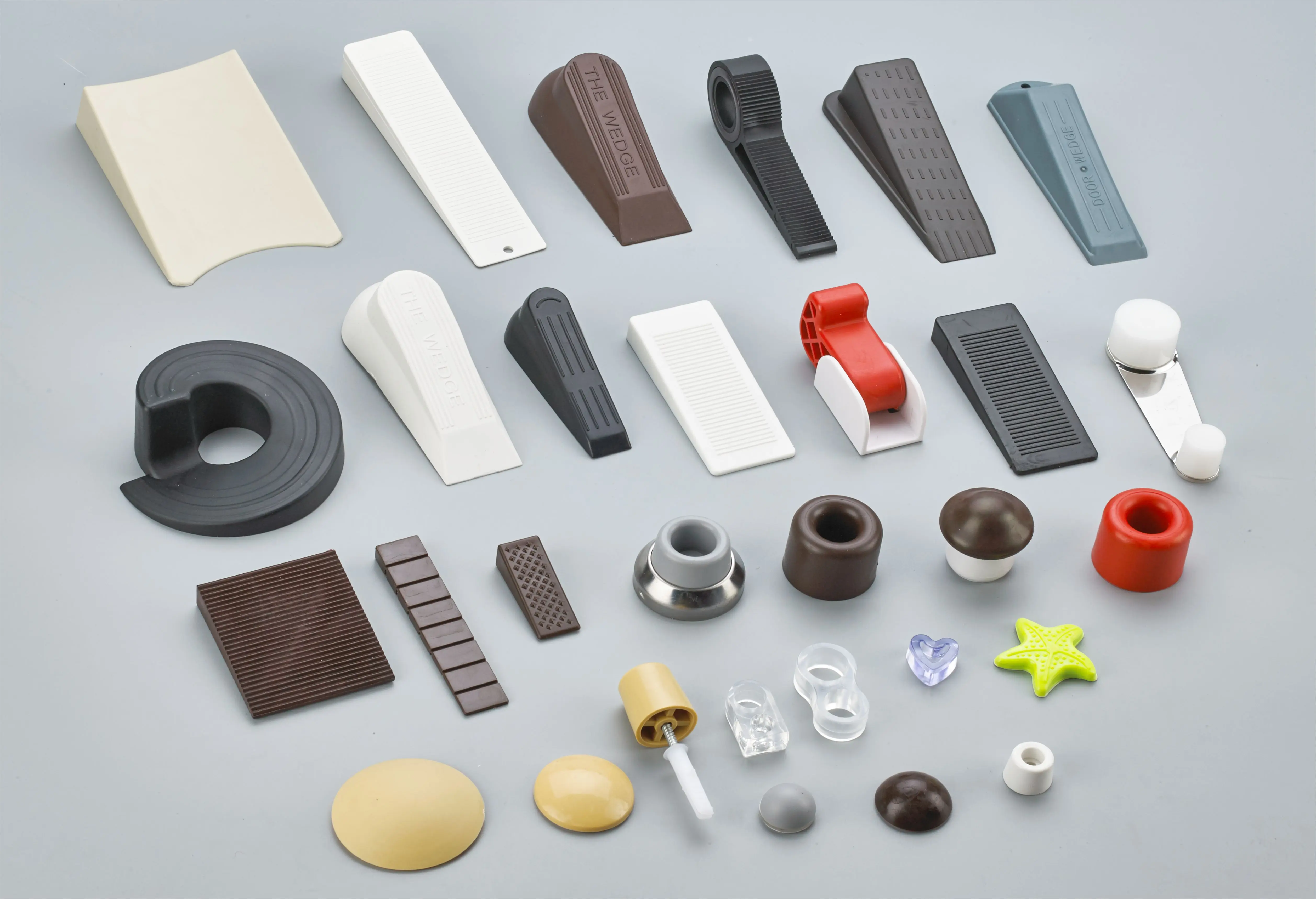 Hyderon Cylindrical Stainless Steel Door Stopper Rubber Ring Door Stoppers for Metal Door Accessories