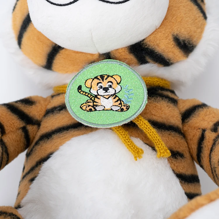 furry custom soft tiger plush toy stuffed animal dolls for kids toys gifts custom animals cute tiger plush toys