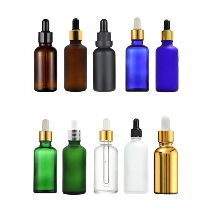 Glass Skin Care Lotion Pump Bottle  Luxury Cosmetics Glass Packaging Serum lotion Bottle
