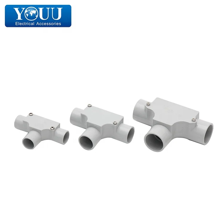 YOUU Hot Products To Sell Online Electrical PVC Conduit Fittings  Inspection Tee Without Pollution