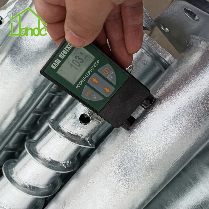 Steel Galvanized Steel Ground Screw Anchor Pole