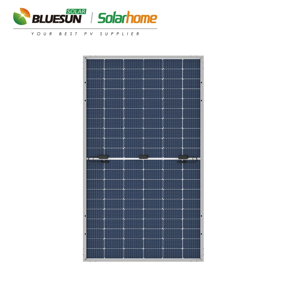 Монокристаллическая двойная стеклянная солнечная панель Bluesun 380 Вт монокристаллические солнечные панели для лица 390 400