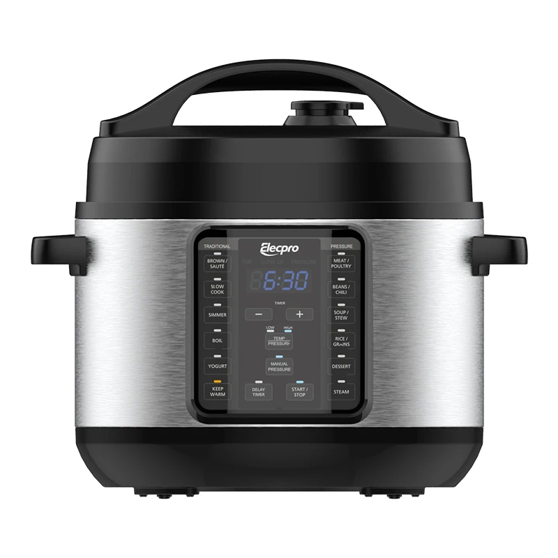 10 in 1 Multifunctional LED Display 4 Quart 4L capacity Non-Stick Stainless Steel 60kPa Household Electric Pressure Cooker