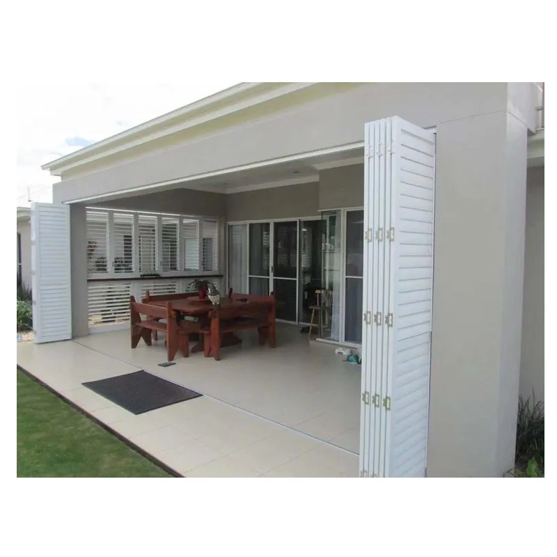 wood folding shutter Hot Sale wood louver shutter kit  From China