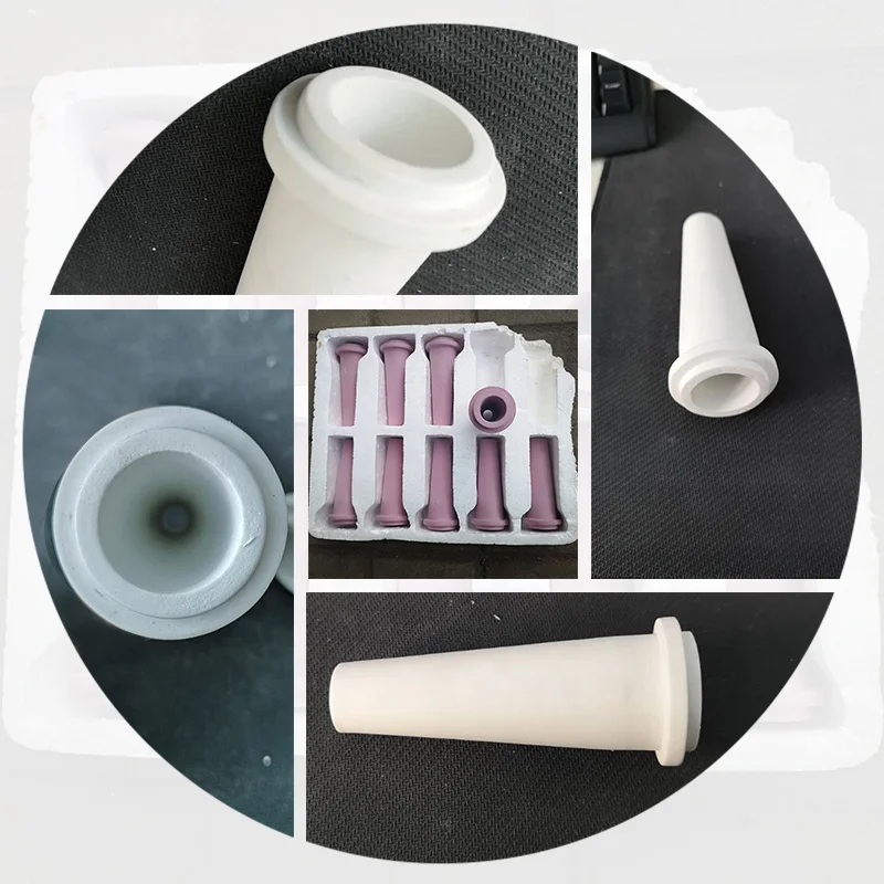 Paper Pulp Machine Spare Part Wear Resistance and Chemical Resistance Ceramic Nozzle