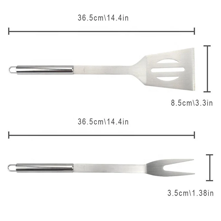 Hot Search 6PCS Stainless Steel BBQ Tools camping grill accessories for barbecue grill mat