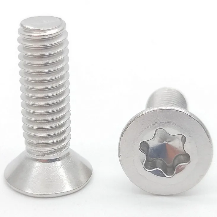 Factory Price M5 M6 M8 Cnc Machine Torx Head Bolt Torx Flat Csk Head Security Bolt Anti Theft Bolt