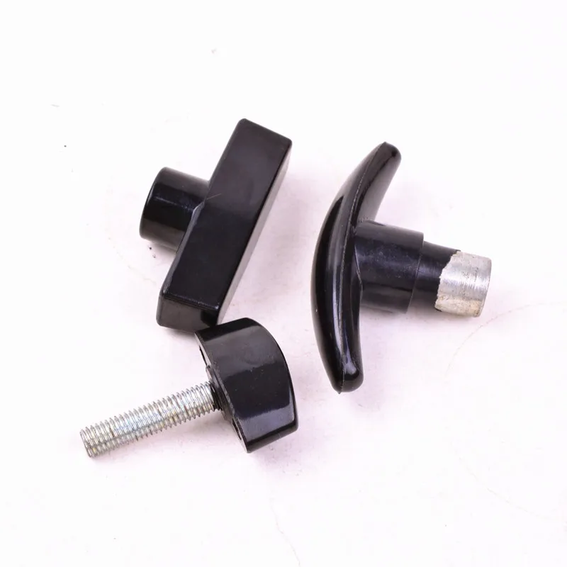  Литьевая часть для литья под давлением черная Т-образная бакелитовая ручка