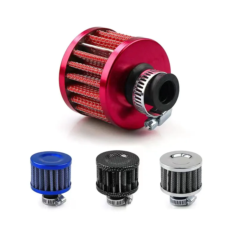 Car mini 12mm filter modified with mushroom head and winter mushroom head universal intake air filter