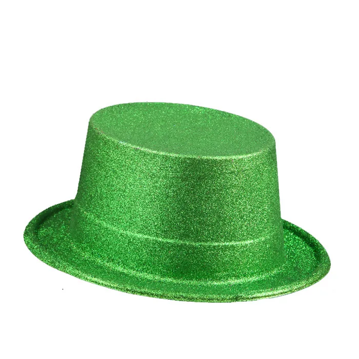GG wholesale Retro British Style Jazz Hat Gold Powder Sequin Top Hat Carnival Festival Bar Party Props
